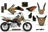 Honda CRF50 Dirt Bike Graphic Kit - 2004-2024 Ed Hardy - Pirates Green