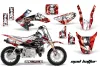 Honda CRF50 Dirt Bike Graphic Kit - 2004-2024 Mad Hatter Red