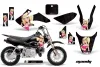 Honda CRF50 Dirt Bike Graphic Kit - 2004-2024 Mandy Black