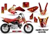 Honda CRF50 Dirt Bike Graphic Kit - 2004-2024 Motorhead Mandy Red