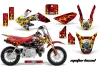 Honda CRF50 Dirt Bike Graphic Kit - 2004-2024 Motorhead Red