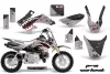 Honda CRF50 Dirt Bike Graphic Kit - 2004-2024 P40 Warhawk Black