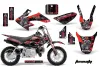 Honda CRF50 Dirt Bike Graphic Kit - 2004-2024 Toxicity Red