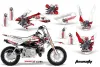 Honda CRF50 Dirt Bike Graphic Kit - 2004-2024 Toxicity White