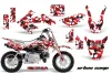 Honda CRF50 Dirt Bike Graphic Kit - 2004-2024 Urban Camo Red