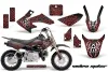 Honda CRF50 Dirt Bike Graphic Kit - 2004-2024 Widow Maker Red