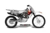 Honda CRF80 Dirt Bike Graphic Kit - 2004-2010 Checkered Skull Red