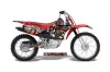 Honda CRF80 Dirt Bike Graphic Kit - 2004-2010 Mad Hatter Red