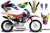 Honda CRF80 Dirt Bike Graphic Kit - 2011-2016 Flashback
