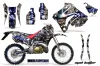 Honda CRM 250 AR Dirt Bike Graphic Kit - 1989-1999 Mad Hatter Silver