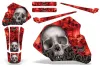 Honda XR100 Dirt Bike Graphic Kit - 1985-2000 Bone Collector Red