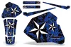 Honda XR100 Dirt Bike Graphic Kit - 1985-2000 Northstar Blue