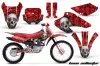 Honda XR100 Dirt Bike Graphic Kit - 2001-2003 Bone Collector Red