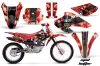 Honda XR100 Dirt Bike Graphic Kit - 2001-2003 Mad Hatter Red