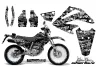 Honda XR250 SM Dirt Bike Graphic Kit - 2003-2005 Silver Star - Silver Star Black