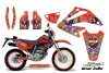 Honda XR250 SM Dirt Bike Graphic Kit - 2003-2005 Tribal Flames