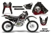 Honda XR400 Dirt Bike Graphic Kit - 1996-2004 Bone Collector Black