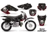 Honda XR50 Dirt Bike Graphic Kit - 2000-2003 Bone Collector Black