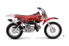 Honda XR50 Dirt Bike Graphic Kit - 2000-2003 Carbon X Red