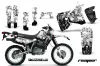 Honda XR650L Dirt Bike Graphic Kit - 1993-2025 Reaper White