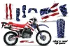 Honda XR650L Dirt Bike Graphic Kit - 1993-2025 Stars and Stripes Red White & Blue