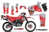 Honda XR650L Dirt Bike Graphic Kit - 1993-2025 T Bomber Red