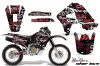 Honda XR650R Dirt Bike Graphic Kit - 2000-2010 Silver Star - Silverhaze Red