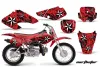 Honda XR70 Dirt Bike Graphic Kit - 2001-2003 Northstar Red
