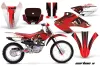 Honda XR80 Dirt Bike Graphic Kit - 2001-2003 Carbon X Red