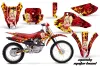 Honda XR80 Dirt Bike Graphic Kit - 2001-2003 Motorhead Mandy Red