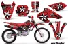 Honda XR80 Dirt Bike Graphic Kit - 2001-2003 Northstar Red
