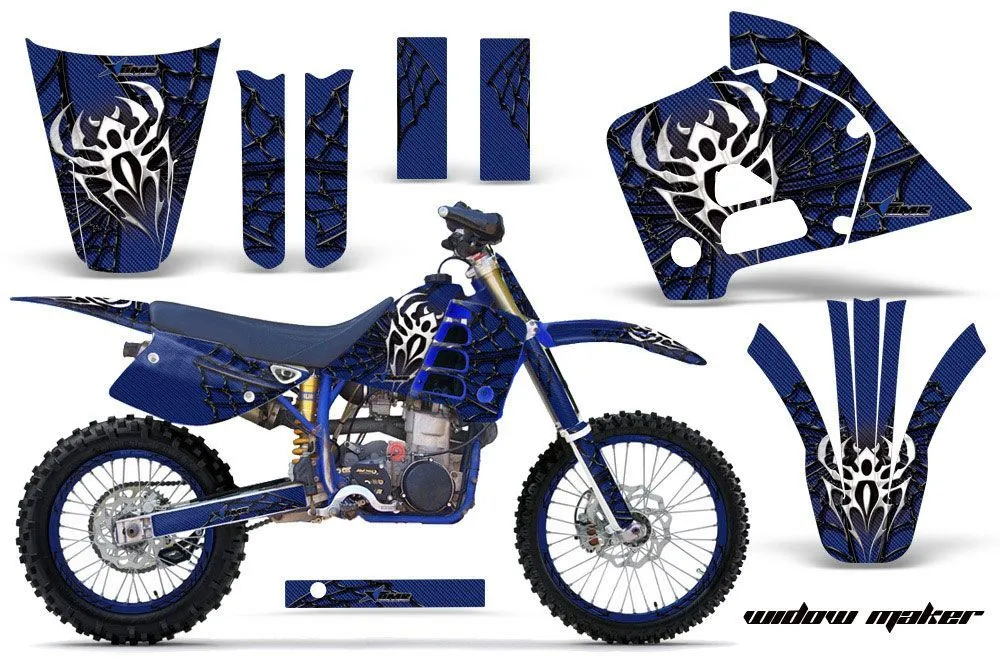 Husaberg FC 501 Dirt Bike Graphic Kit - 1997-1999 Widow Maker Blue