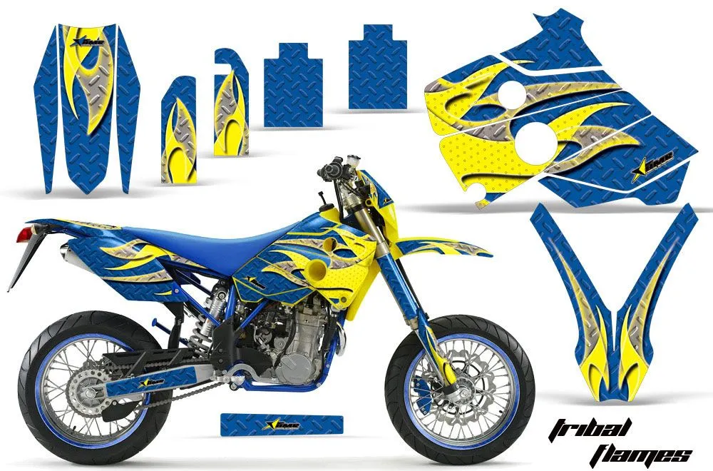 Husaberg FC / FE / FS 400 Dirt Bike Custom Graphic Kit - 2001-2005
