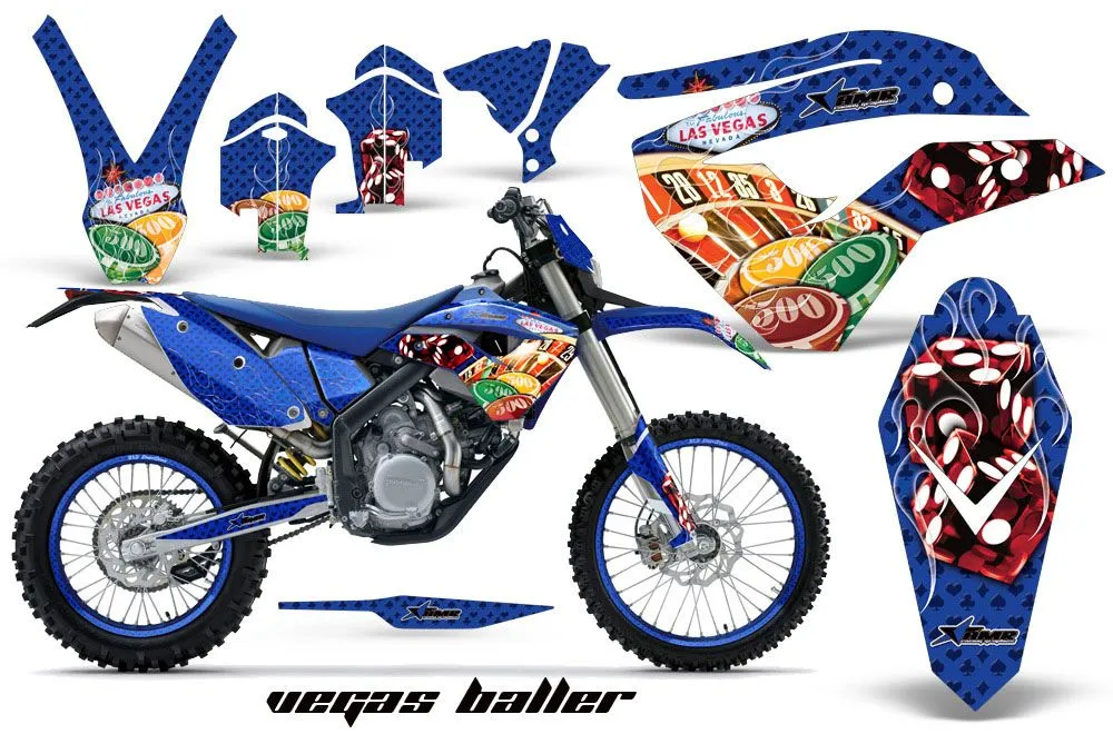 Husaberg FS / FE 450 Dirt Bike Custom Graphic Kit - 2009-2012