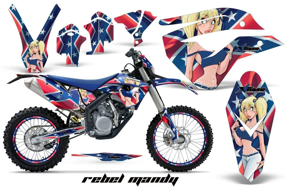 Husaberg FS / FE 450 Dirt Bike Custom Graphic Kit - 2009-2012
