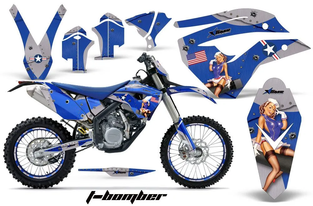Husaberg FS / FE 450 Dirt Bike Custom Graphic Kit - 2009-2012