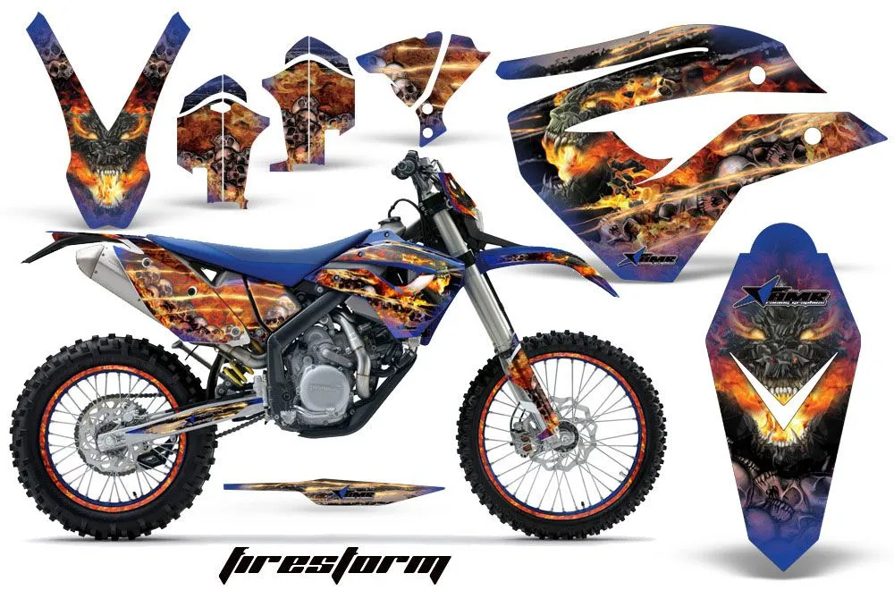 Husaberg FS / FE 670 Dirt Bike Custom Graphic Kit - 2009-2012