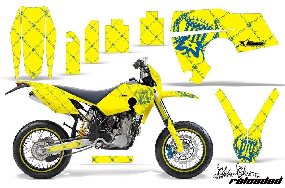 Husaberg FS / FE Dirt Bike Custom Graphic Kit - 2006-2008