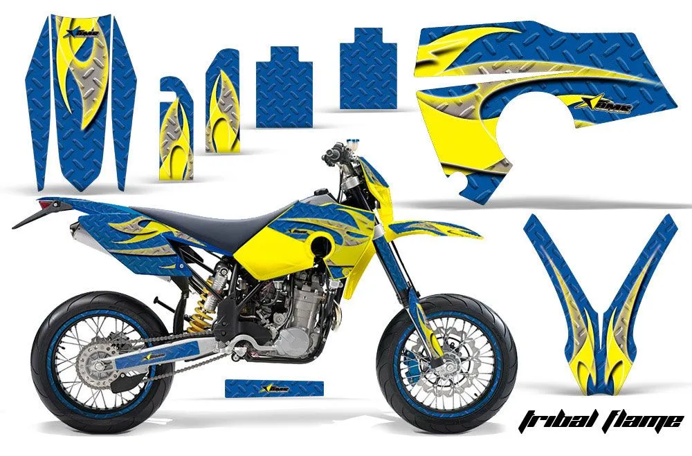 Husaberg FS / FE Dirt Bike Custom Graphic Kit - 2006-2008