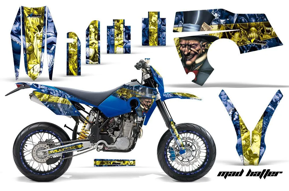 Husaberg FS / FE Dirt Bike Custom Graphic Kit - 2006-2008