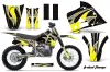 Husaberg FC 501 Dirt Bike Graphic Kit - 1997-1999 Tribal Flame Yellow