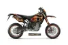Husaberg FC / FE / FS 400 Dirt Bike Graphic Kit - 2001-2005 Firestorm Black
