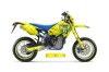 Husaberg FC / FE / FS 400 Dirt Bike Graphic Kit - 2001-2005 Silver Star - Reloaded Yellow