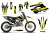 Husaberg TC / FC 250 Dirt Bike Graphic Kit - 2013-2014 Attack Yellow