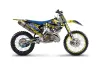 Husaberg TC / FC 250 Dirt Bike Graphic Kit - 2013-2014 Mad Hatter Yellow