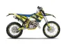 Husaberg TE 125 Dirt Bike Graphic Kit - 2011-2012 In Line Yellow