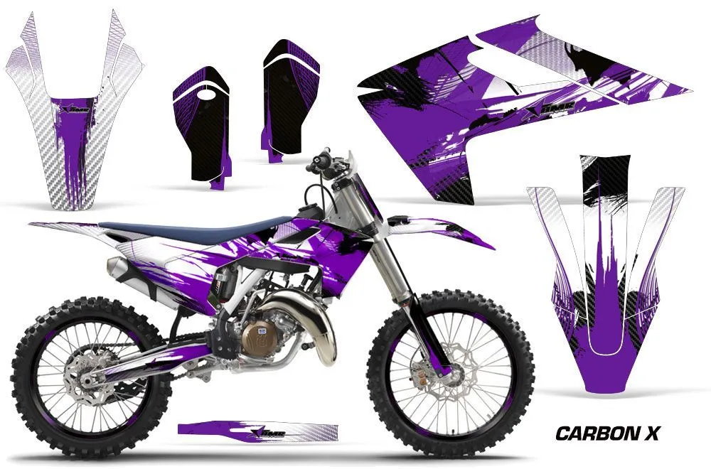 Husqvarna FC 350 Dirt Bike Graphic Kit - 2016-2017 Carbon X Purple