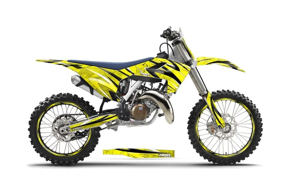 Husqvarna FC 350 Dirt Bike Graphic Kit - 2016-2017 Fade Yellow