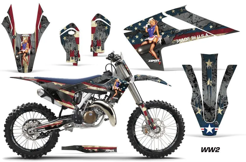 Husqvarna FC 450 Dirt Bike Custom Graphic Kit - 2016-2017
