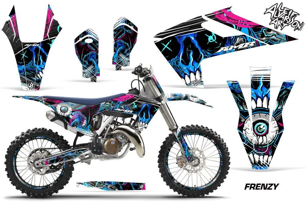 Husqvarna FC 450 Dirt Bike Graphic Kit - 2016-2017 Frenzy Blue